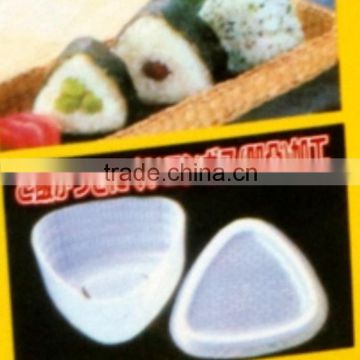 Good quality plastic Sushi Maker Sushi mold with Triangle shape rice ball mold