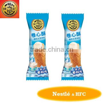 HFC 2435 cereal rice roll cracker grain snack with yoghourt and icecream flavor