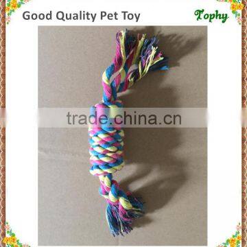 Knot dog puppy pet cotton rope chew toy