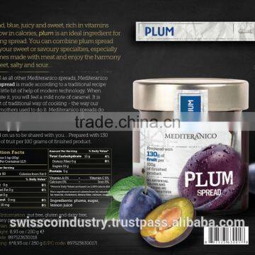 PLUM JAM CONFITURE PREMIUM 100% FRUITS JAM