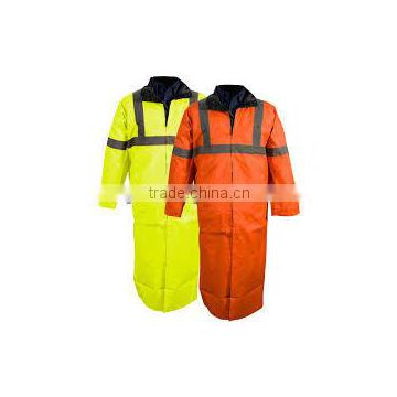 Yellow And Orange Color Police Safety Rain Jacket