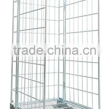 foldable rolling storage basket containers on wheels