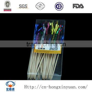 High Quality Disposable Wooden Fancy Cocktail Sticks