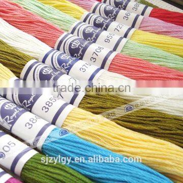 Wholesale cotton threads Cross stitch thread embroidery threads