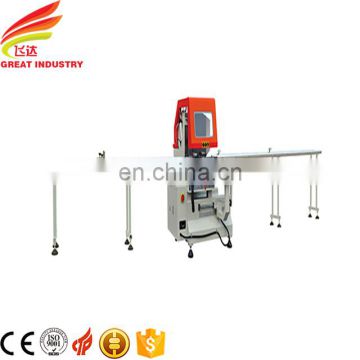 High precision 45~90 cutting degree door making machine for aluminum profiles of window and