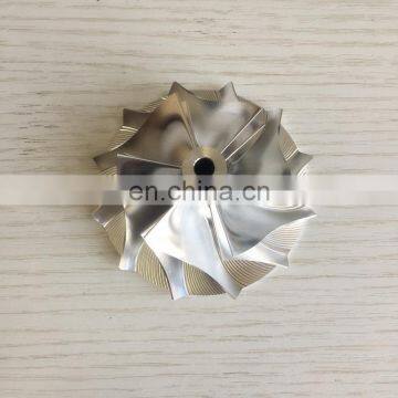 K16 47.50/65.94mm 6+6 blades Turbo milling/aluminum 2618/billet compressor wheel