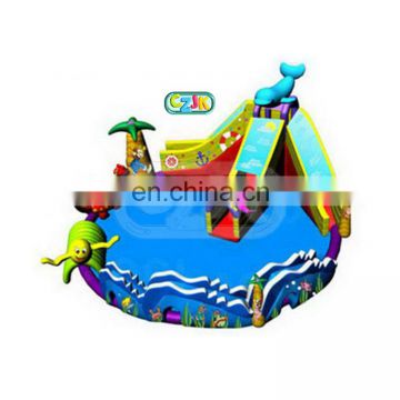 dolphin china commercial inflatable water park for sale