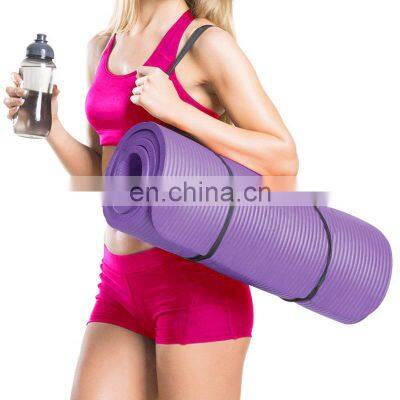 Oem Men Fitness Exercise Mat Large Size 8/15Mm Customized Super Thick Nbr Pilates Yoga Mat