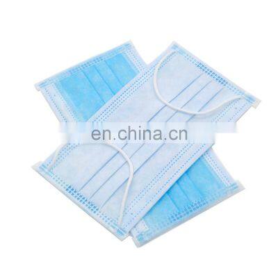 Nonwoven Eco-friendly Facemask 3ply Surgical Face Medical Mask For Adult