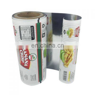 customized printed film roll material crisp potato chips pouch aluminum foil bags for chips