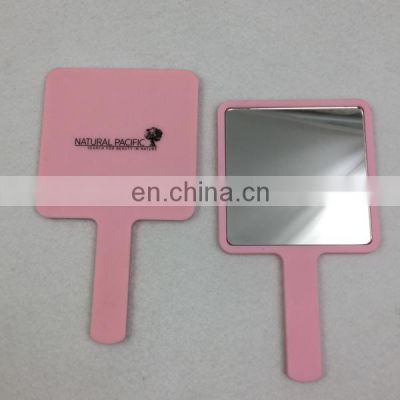 2022 Free Gifts Handhold Pink Color Makeup Mirror