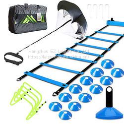 12 Rung Agility Ladder Speed Ladder Training Ladder With Bag  Drag Parachute