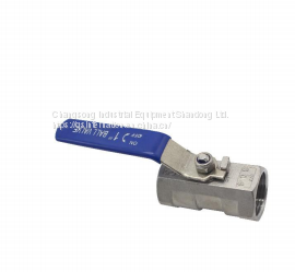 1 piece threated ball valve