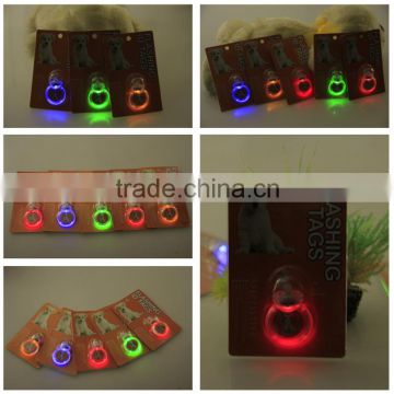 Wholesale Mixed Batch LED Dog ID Tags Luminous Glow Jewelry Pet Pendant