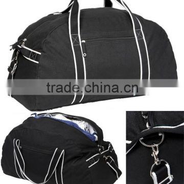 practical large black travel luggage bag clothes duffel bag