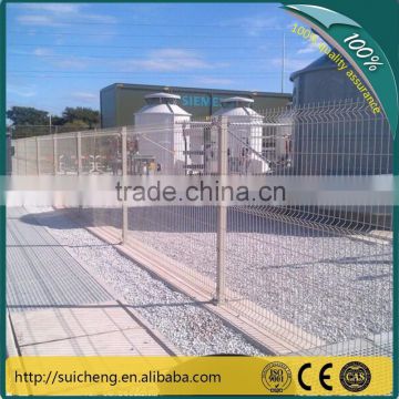 Trade Assurance Supplier White Iron Welded Wire Safety Fence for Airport,Garden,Farm