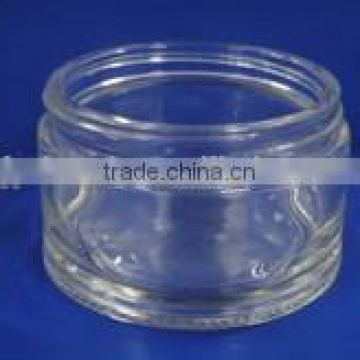 200ml round clear glass cream Jar