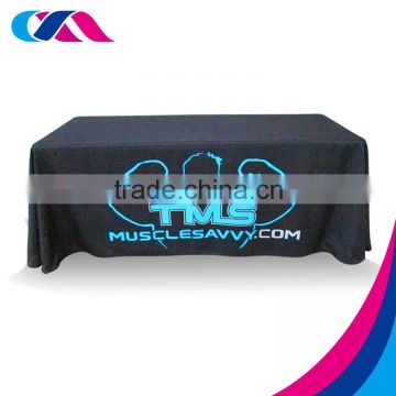 hot sale cheap custom design advertise promotion tablecloth for event