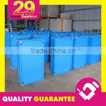 Blue Powder Coated Sheet Metal Cabinet Fabrication Parts for Elevator
