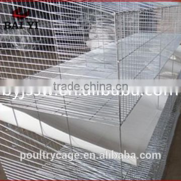 3 / 4 Level 9-24 Cell Poultry Farming Rabbit Cages