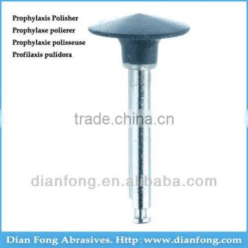 Ar105C Black RA Shank Low Speed Wheel Silicone Rubber Prophylaxis Polisher For Polishing Ceramic Dental Drills
