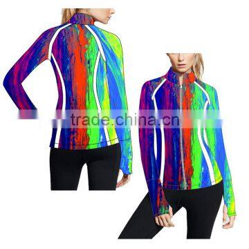 (Trade Assurance) cheap wholesale sports jackets, custom fitness spandex yoga jackets