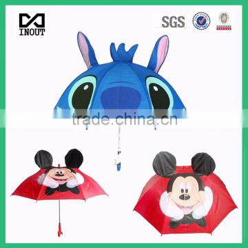 USA brand Xiamen manufacture wholesales 17 inch ear personalized kids umbrella