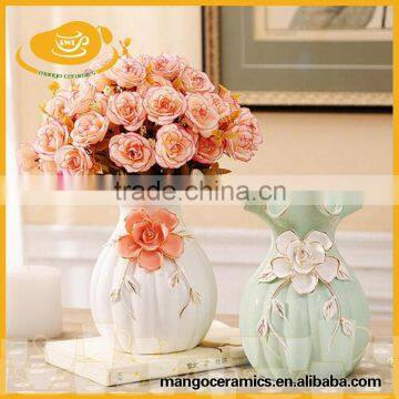 European style beautiful ceramic vase home decoration