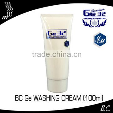 Germanium skincare "BC Ge WASHING CREAM" smooth cleansing cream from natural ingredients