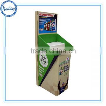 Printing Factory Carton Cleaner Floor Display, Shampoo Cardboard Countertop Display,Bottle Cardboard Floor Display