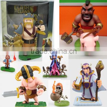 Moblie game iOS PC Android figures customize hot game Clash of Clans figurine