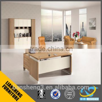 White With Golden Color Design Office Furniture Manager Partition Office Workstation