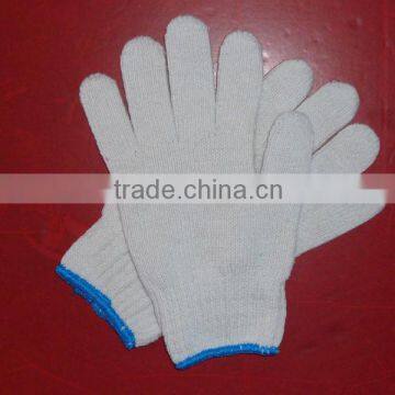 Hot,safety string knitted cotton work gloves