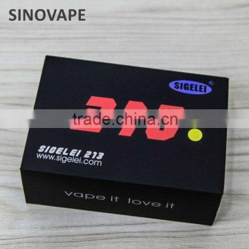 Authentic Sigelei 213w TC mod fit two 18650 battery ready to ship