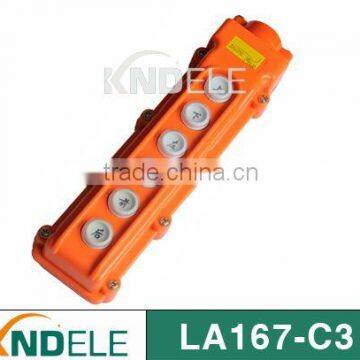 crane switch ,6 buttons electrical hoist switch ,the letters on the hoist switch can be changed C3-63