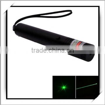 Cheap! 302 150mW 532nm Green Flashlight Style Laser Pointer Black
