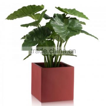 red beautiful long use life unglazed pot planter