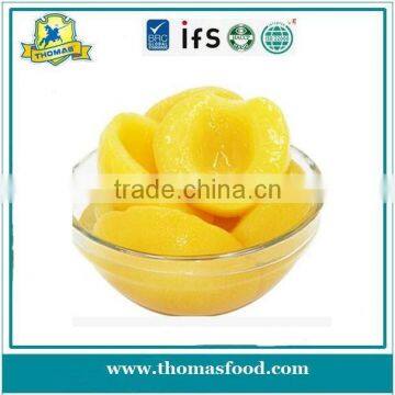 High Quality Canned Yellow Peach for Export