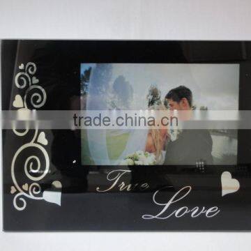 2015 new style wedding gift glass photo frame