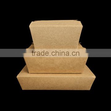 Kraft Paper Food Box With Grease Proof and Eco-friendly