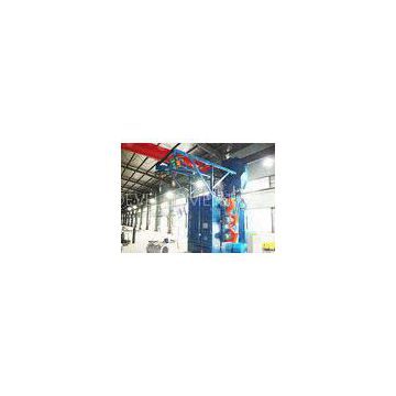Double Hangers Spinner Shot Blaster Machine , Wheel Cleaning Machine For Bearing Industry
