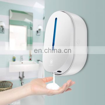 Touchless white hand soap dispenser refill bag