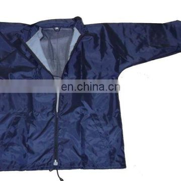 190T Polyester with PA coating Rain jacket(Windbreaker0