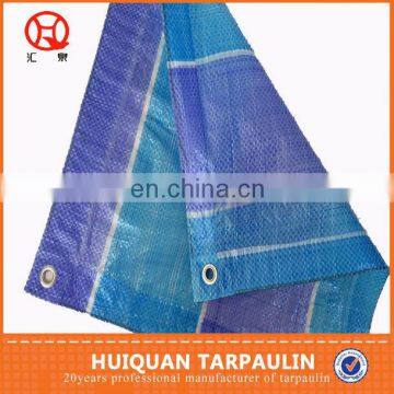 Stripe Pe Tarpaulin Rolls Blue White