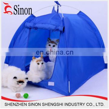 Pet products durable oxford fabric foldable water proof dog/cat bed tent