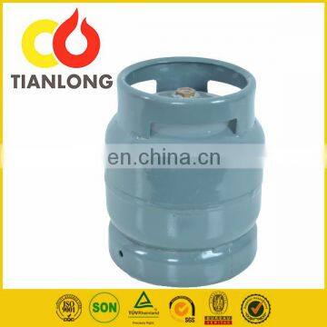 China 3kg small camping LPG gas cylinders / metal propane gas cylinders