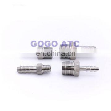 Quick coupler Pagoda joints ZG1/8'',O.D 10 mm hose tupe male thread stainless steel 304 Hexagonal threaded tube joints suppliers