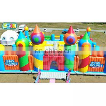 worlds huge biggest inflatable playground bouncy castle bounce house