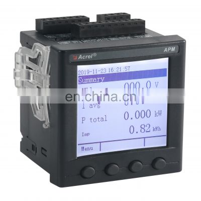 AC Ethernet/RS485 multifunction energy meter 3-phase full electricity parameter Acrel APM830 TF flashcard/Micro SD