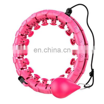 Hula Loops Ring Abdomen Fitness Equipment Adjustable Length for Adults Kids Women Home Workout  Weighted Exercise Gym Kit